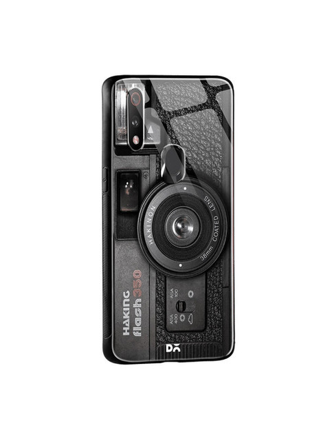 

DailyObjects Black & Grey Camera Oppo Realme 3 Pro Glass Mobile Case