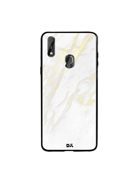 

DailyObjects White & Yellow Marble 2 Oppo Realme 3 Pro Glass Case