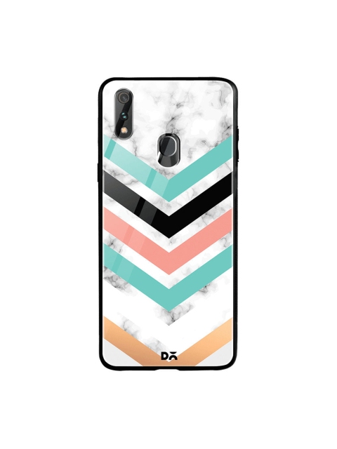 

DailyObjects Grey & Green Marble III 38 Oppo Realme 3 Pro Glass Case