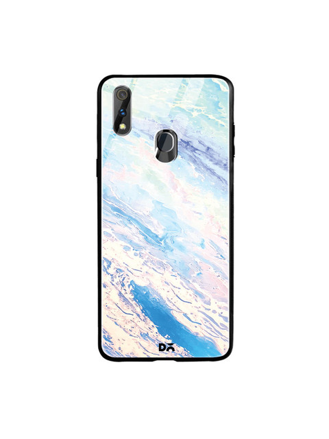 

DailyObjects Blue & Pink Marble Sky Oppo Realme 3 Pro Glass Case