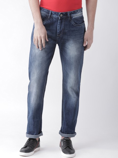 

FEVER Men Blue Straight Fit Mid-Rise Clean Look Jeans
