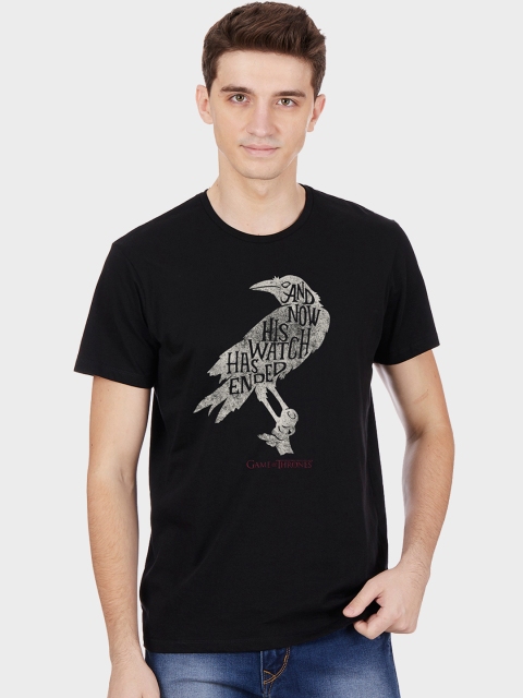 

Free Authority Men Black Game Of Thrones Print T-shirt