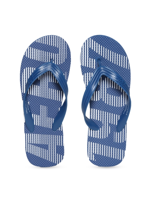 

Aeropostale Men Blue Printed Thong Flip-Flops