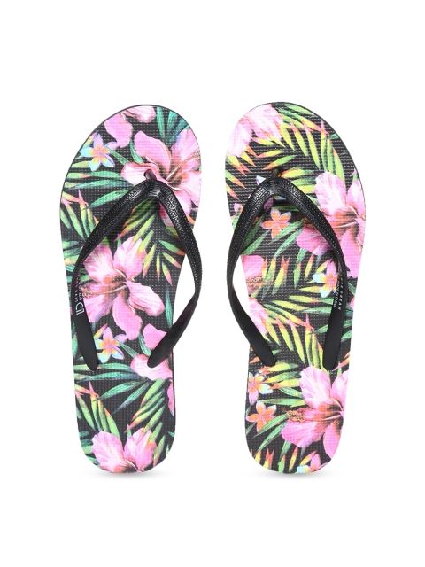 

Aeropostale Women Multicoloured Floral Printed Thong Flip Flops, Multi