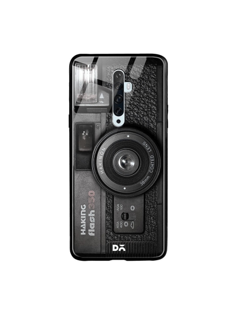 

DailyObjects Black Camera Oppo Reno 2Z Glass Mobile Case