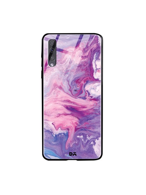 

DailyObjects Purple & Pink Marble Unicorn Samsung Galaxy A70S Glass Case