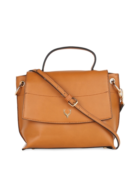 

Allen Solly Woman Brown Structured Satchel