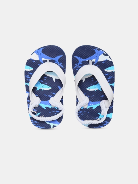 

The Childrens Place Boys Blue Printed Slip-Ons