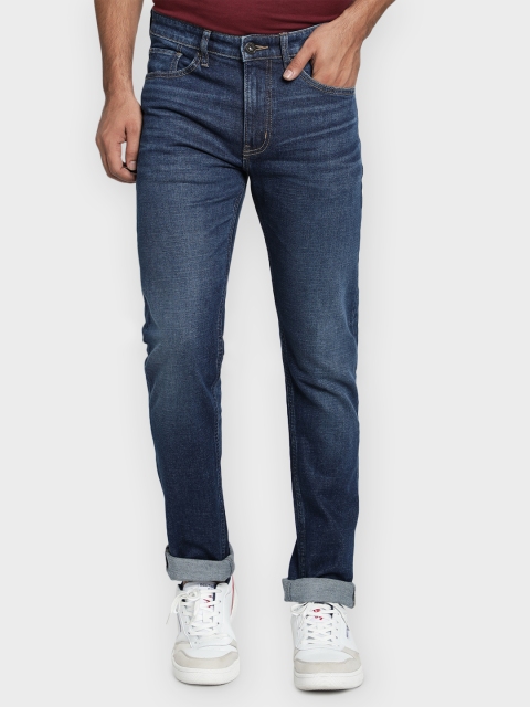 

Red Tape Men Navy Blue Skinny Fit Mid-Rise Clean Look Jeans