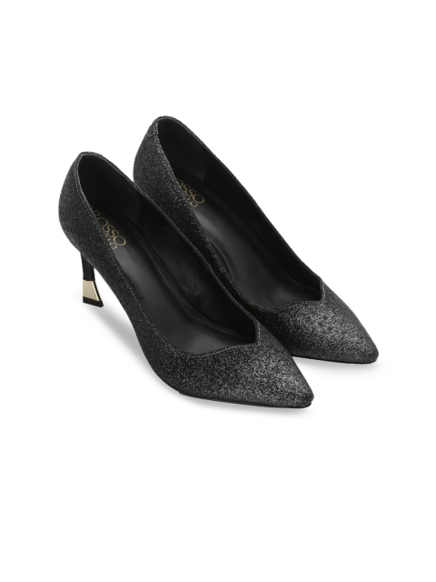 

ROSSO BRUNELLO Women Grey Solid Pumps