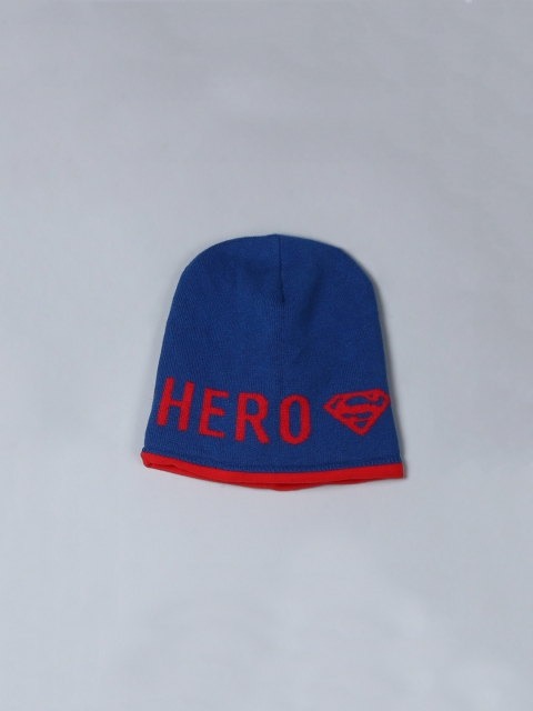 

GAP Boys Blue Junk Food Superman Printed Beanie