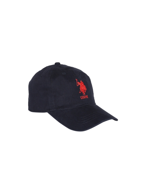 

U.S. Polo Assn. Boys Navy Blue Brand Logo Print Baseball Cap