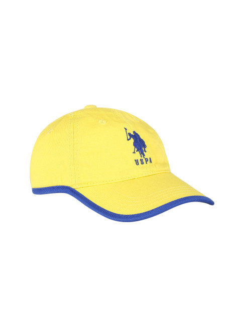 

U.S. Polo Assn. Kids Boys Yellow Solid Baseball Cap