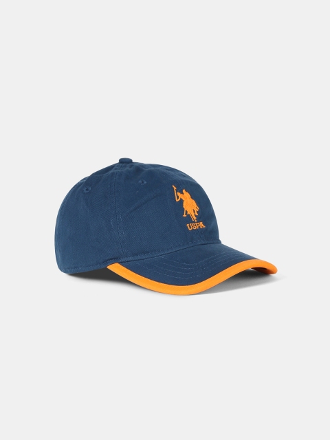 

U.S. Polo Assn. Kids Boys Blue Brand Logo Embroidered Baseball Cap