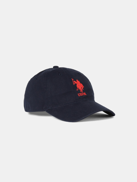 

U.S. Polo Assn. Kids Boys Navy Blue Brand Logo Embroidered Baseball Cap
