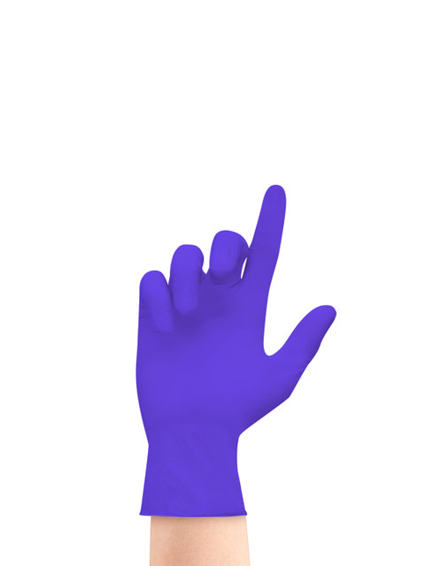 

yelloe Unisex Pack Of 100 Blue Solid Disposable Nitrile Gloves