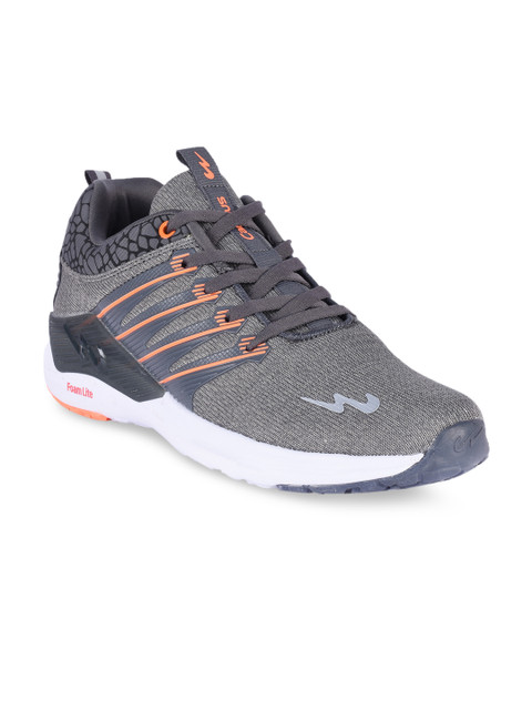 

Campus Men Grey Mesh Running Shoes