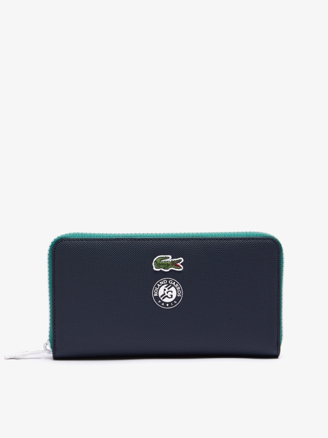 

Lacoste Women Navy Blue Solid Zip Around Wallet