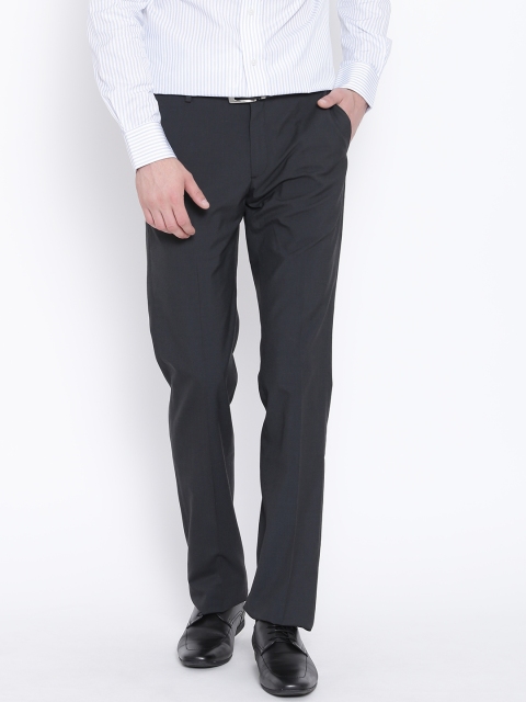 

Arrow New York Charcoal Grey Slim Formal Trousers