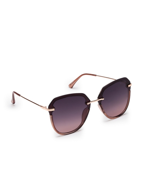 

MARC LOUIS Women Oval Sunglasses, Mauve