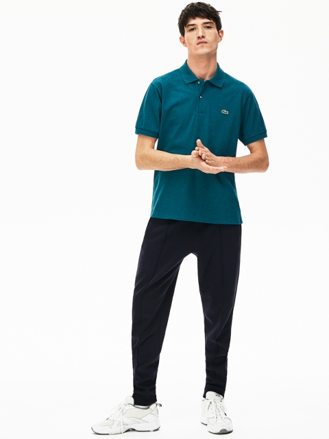 

Lacoste Men Green Solid Polo