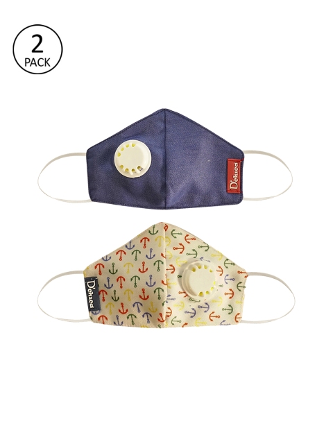 

DChica Kids Assorted 2 Pcs 2-Ply Respiratory Valve Outdoor Masks