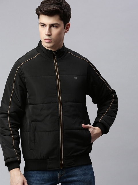 

Roadster Men Black Solid Tailored Jacket