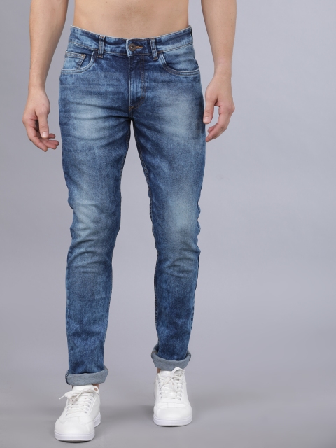

Horsefly Men Blue Slim Fit Mid-Rise Clean Look Stretchable Jeans