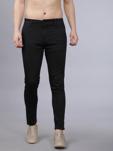 

Horsefly Men Black Slim Fit Mid-Rise Clean Look Stretchable Jeans