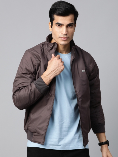 

Roadster Men Coffee Brown Solid Padded Jacket