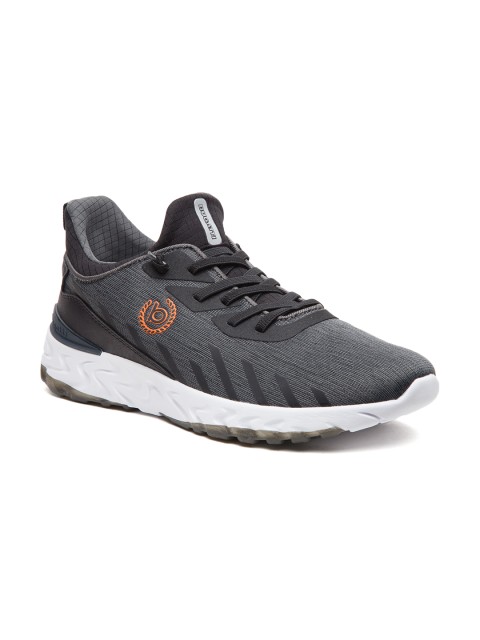 

Bugatti Men Grey Textile Running Shoes