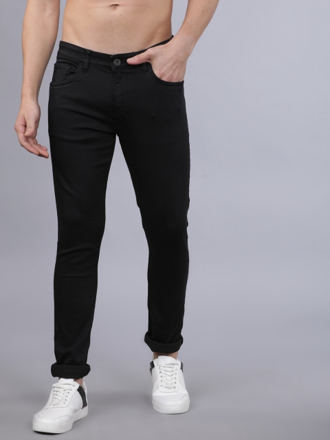 

Horsefly Men Black Skinny Fit Mid-Rise Clean Look Stretchable Jeans