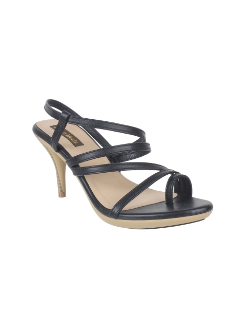

Flat n Heels Women Black Solid Heels