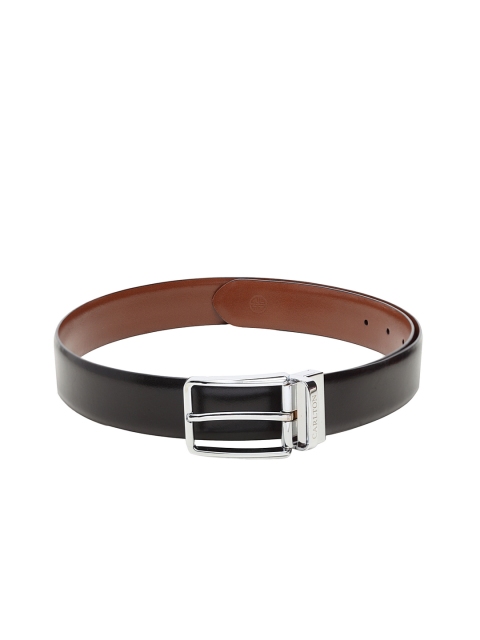 

Carlton London Men Black & Brown Reversible Leather Belt