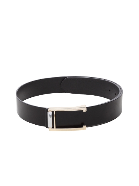 

Carlton London Men Black Solid Belt