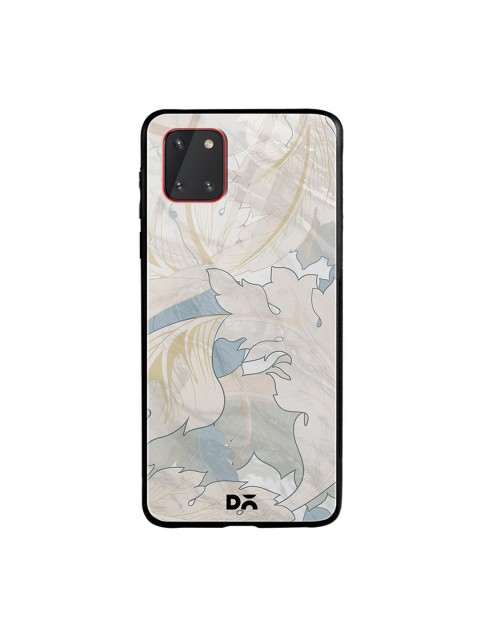 

DailyObjects Grey & Blue Marble Leaves Samsung Galaxy Note 10 Lite Glass Case