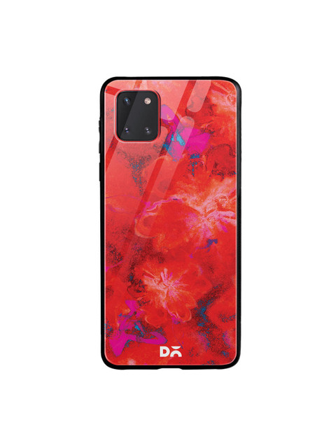 

DailyObjects Red Marble Flowers Samsung Galaxy Note 10 Lite Glass Case