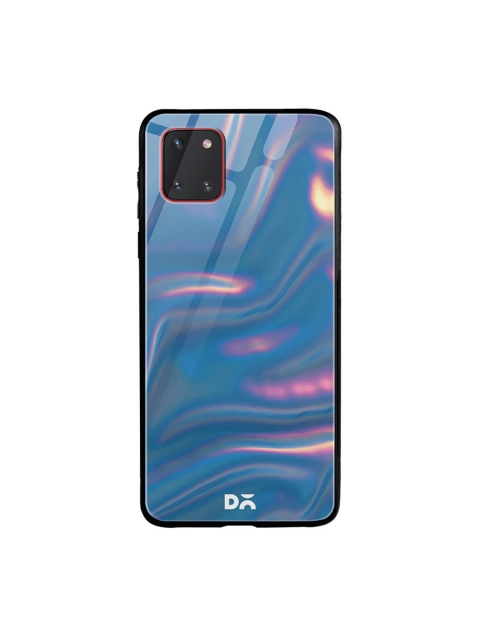 

DailyObjects Blue & Pink Holo Satin Samsung Galaxy Note 10 Lite Glass Case, Teal