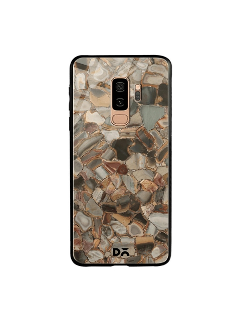 

DailyObjects Brown & Grey Marble Mosaic Samsung Galaxy S9 Plus Glass Case
