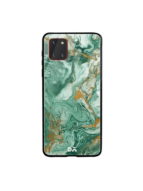 

DailyObjects Sea Green & Gold-Toned Marble Forest Samsung Galaxy Note 10 Lite Glass Case