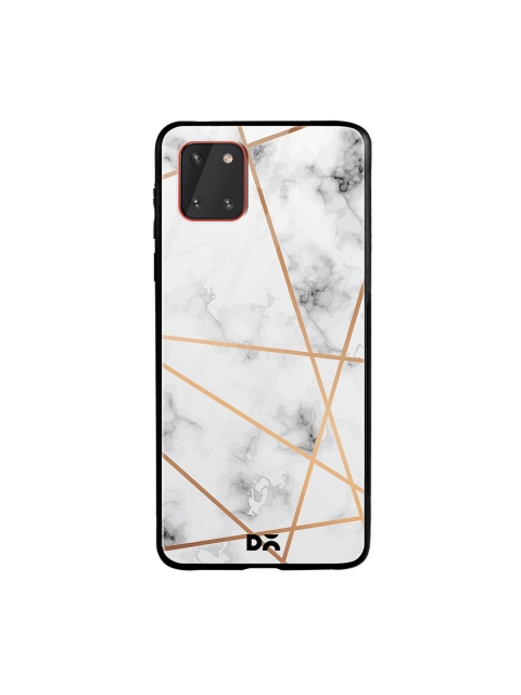 

DailyObjects Grey & White Marble Lines Samsung Galaxy Note 10 Lite Glass Case