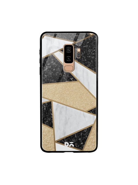

DailyObjects Grey & Black Marble Quatret Samsung Galaxy S9 Plus Glass Case