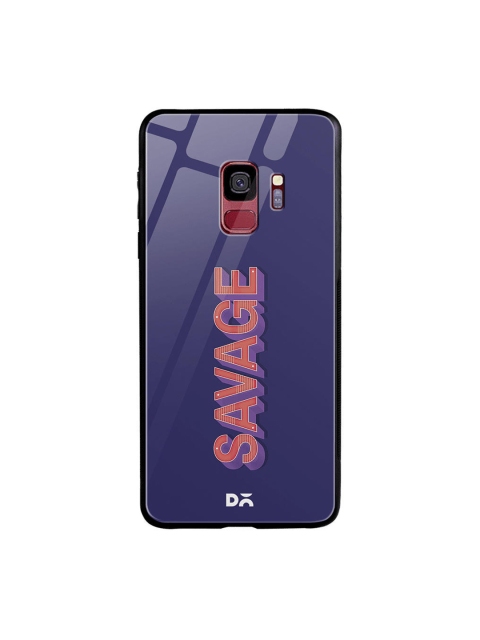 

DailyObjects Blue & Red A Savage Samsung Galaxy S9 Glass Mobile Case