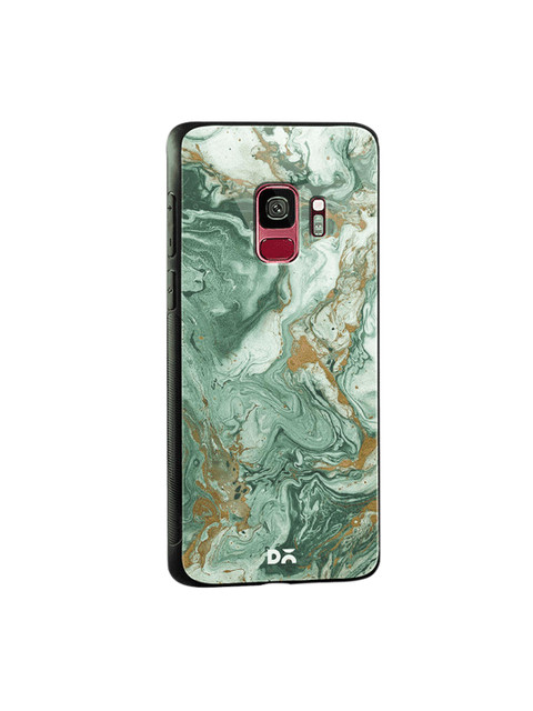 

DailyObjects Sea Green & Gold-Toned Marble Forest Samsung Galaxy S9 Glass Case