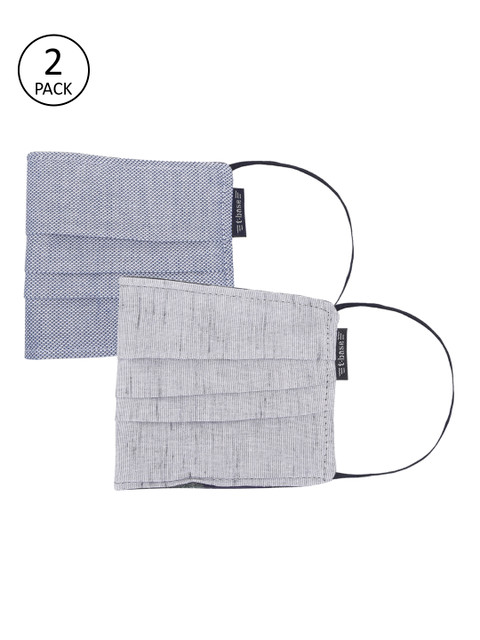 

t-base Unisex Assorted Pack of 2 2-Ply Reusable Cloth Masks