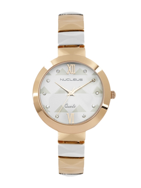 

Nucleus Women White Analogue Watch NBLRGTT2