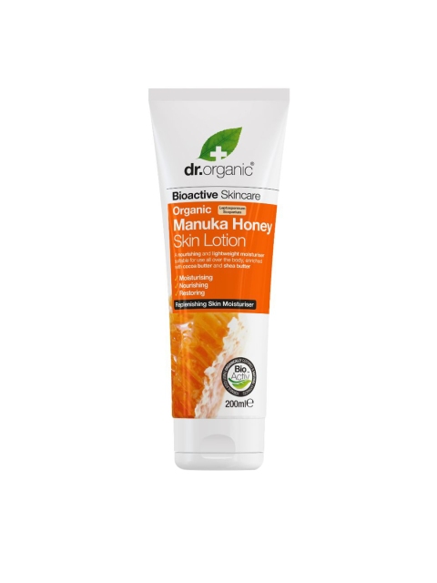 

dr.organic Unisex Manuka Honey Skin Lotion - 200 ml, Orange