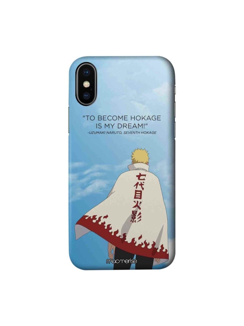 

macmerise Blue & White 7th Hokage iPhone X Case
