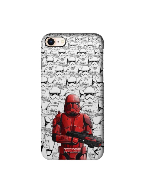 

macmerise White & Red Sith Troopers Printed iPhone 8 Case