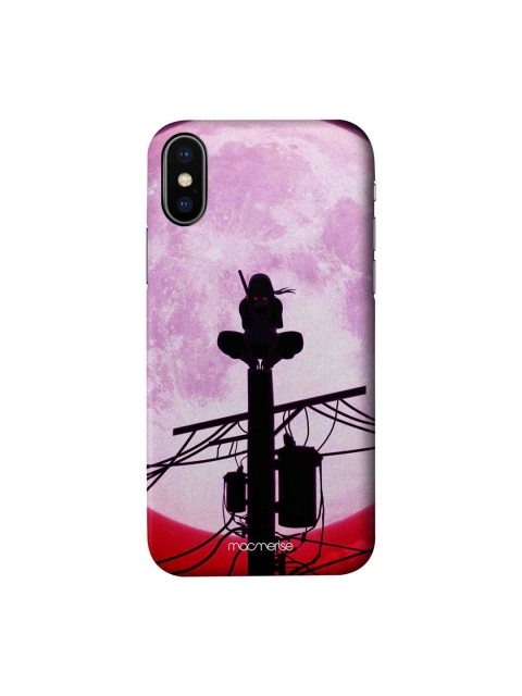

macmerise Pink & Black Itachi Uchiha iPhone X Mobile Case
